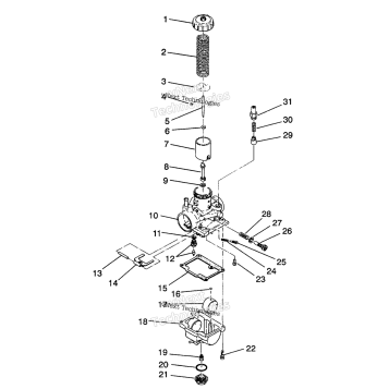CARBURETOR 4X4 350L