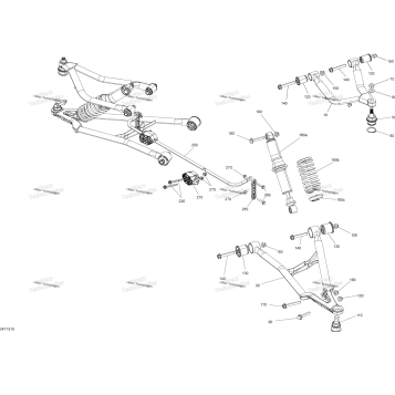 SUSPENSION - FRONT - A-ARMS / SHOCKS
