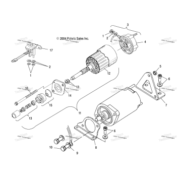 STARTING MOTOR /7CSA/NP7CS/7CSA/7CSB/NE8CS/8CSA/NP8CS/8CSA/8CSB