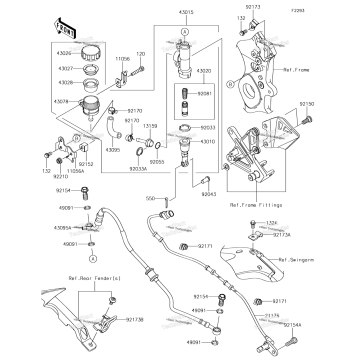 REAR MASTER CYLINDER