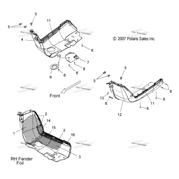 BODY, FENDERS (49SNOWFENDERS08800SPECIAL)