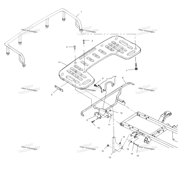 REAR RACK MOUNTING A99CH45IA