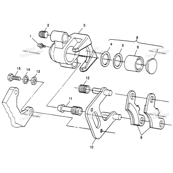 FRONT BRAKE SCRAMBLER 400L