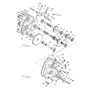 GEARCASE ASSEMBLY 250 6X6