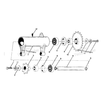 DETAILSFRONT DRIVE ASSEMBLY CENTER TIGHTENER ASSEMBLYPN 1380001