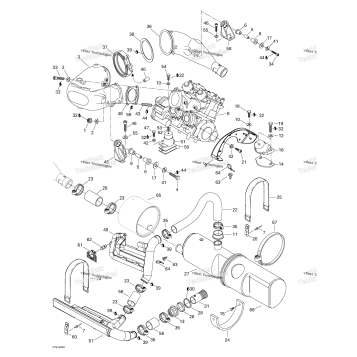 ENGINE SUPPORT AND MUFFLER