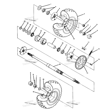 REAR WHEEL DRIVE ASSEMBLY