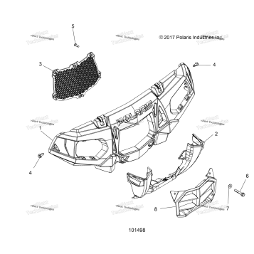 BODY, FRONT BUMPER & MOUNTING