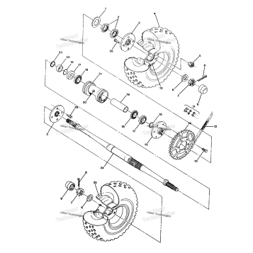 REAR WHEEL DRIVE ASSEMBLY 250 2X4 UPDATE