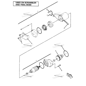 STARTING MOTOR ASSEMBLY