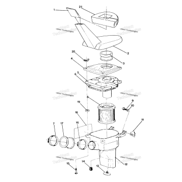 AIR BOX ASSEMBLY 250 4X4