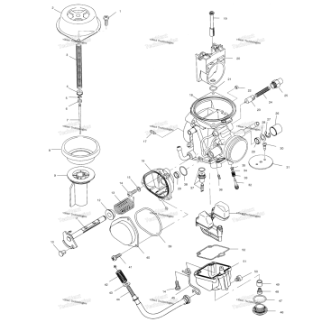 CARBURETOR A02BG50AA/AC