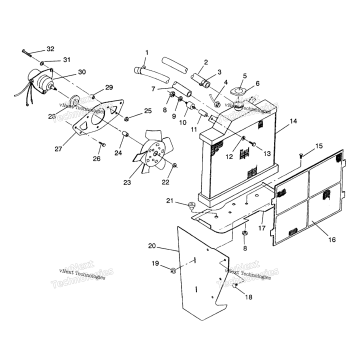 COOLING SYSTEM 4X4 350L