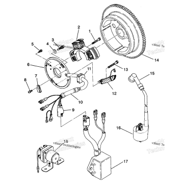 MAGNETO ASSEMBLY 4X4 350L