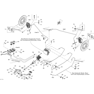 HYDRAULIC BRAKE, FRONT