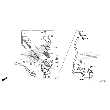 FRONT BRAKE MASTER CYLINDER (2)