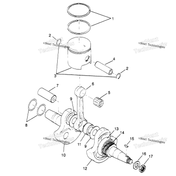 CRANKSHAFT & PISTON TRAIL BLAZER