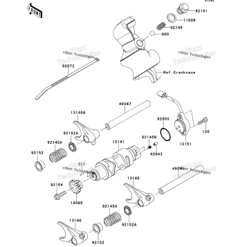 GEAR CHANGE DRUM/SHIFT FORK(S)