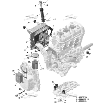 ENGINE - LUBRICATION - SYSTEM - 900 ACE