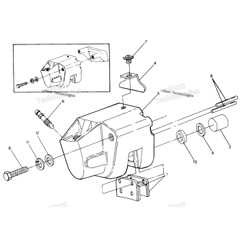 REAR BRAKE CALIPER ASSEMBLY