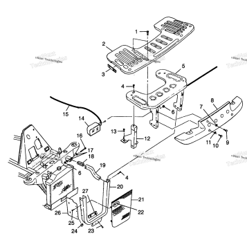 FRONT RACK & BUMPER MOUNTING B