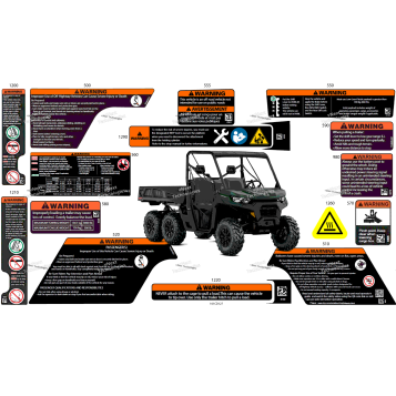 BODY - WARNING DECALS