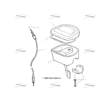 CONTROLS THROTTLE ASM./CABLE