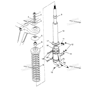 STRUT ASSEMBLY SPORT 400L