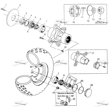 FRONT WHEEL BIG BOSS 6X6 400L