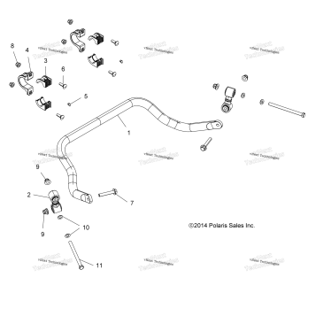 SUSPENSION, REAR STABILIZER BAR