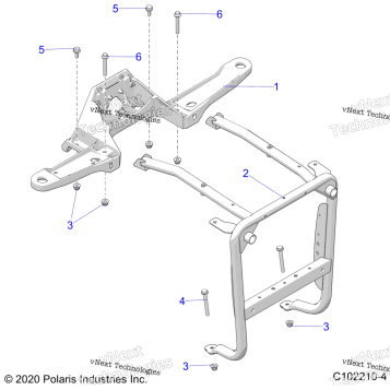BODY, FRONT BUMPER SUPPORT