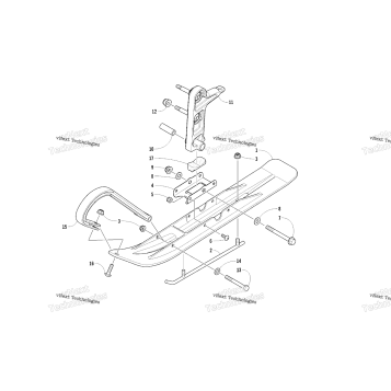 FRONT SUSPENSION SKI