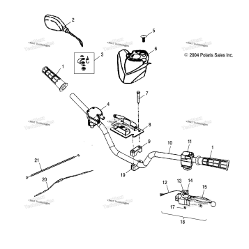 HANDLEBAR /EB/EC/ED