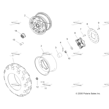 WHEEL, FRONT