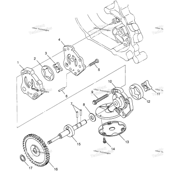 OIL PUMP SCRAMBLER 500