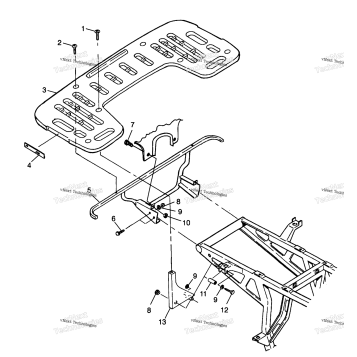 REAR RACK MOUNTING XPLORER 300