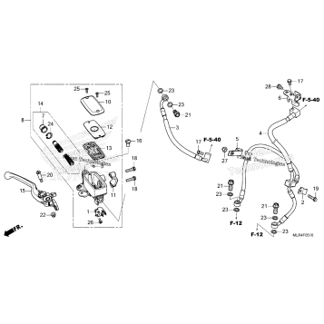 FRONT BRAKE MASTER CYLINDER