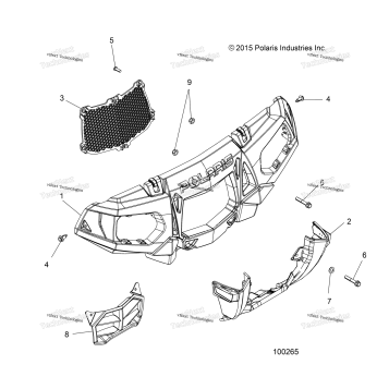 BODY, FRONT BUMPER & MOUNTING