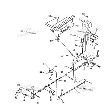 SHIFT LINKAGE ASSEMBLY UPDATED 291 6X6