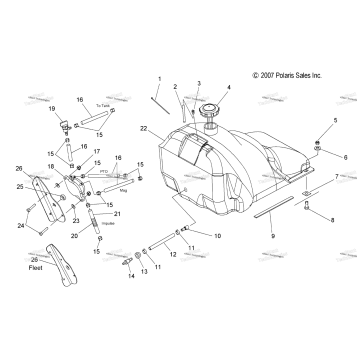 FUEL SYSTEM, FUEL TANK & PUMP