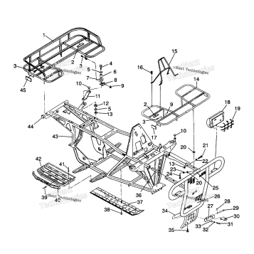 BUMPER/RACK MOUNTING SPORTSMAN 4X4