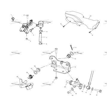 REAR BRAKE MASTER CYLINDER