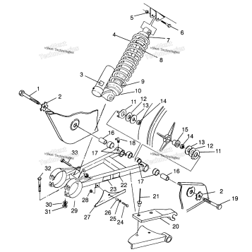 SWING ARM/SHOCK MOUNTING SCRAMBLER