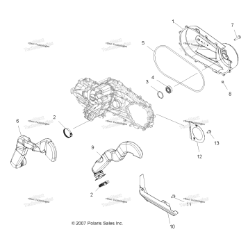 BODY, CLUTCH COVER