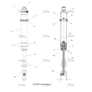SUSPENSION, REAR SHOCK