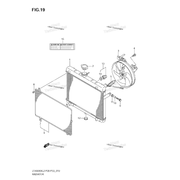 RADIATOR (LT-A500X E28)
