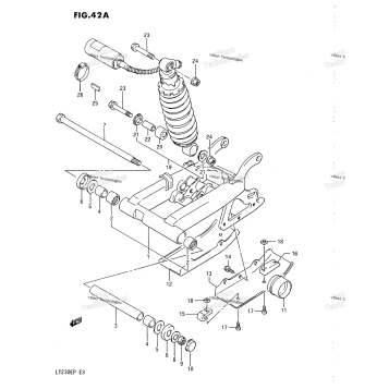 REAR SWINGING ARM (MODEL J/K/L)