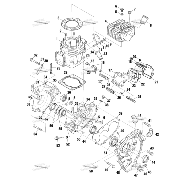 CRANKCASE & CYLINDER