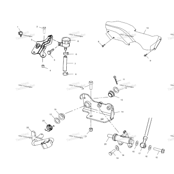 REAR BRAKE MASTER CYLINDER