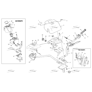 HANDLEBAR A01CB32AA